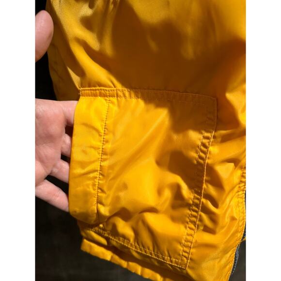 Avirex Tactical Systems Reversible Down Coat Yellow Grey Zip Size 3T - Picture 8 of 11